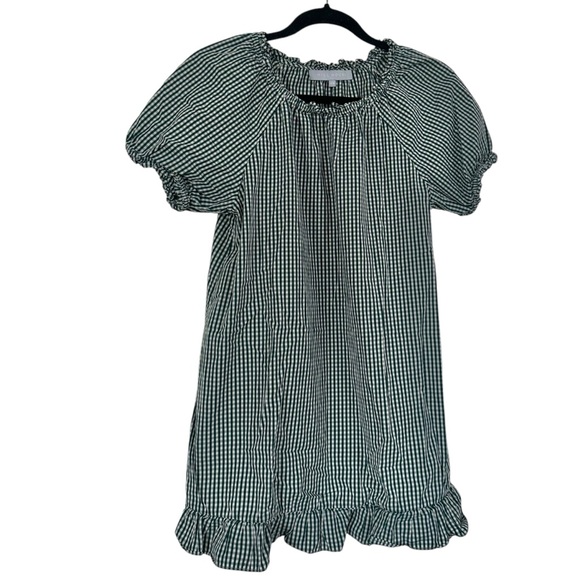 Hill House Dresses & Skirts - Hill House Katherine Nap Dress XS Green Checkered Cottagecore
